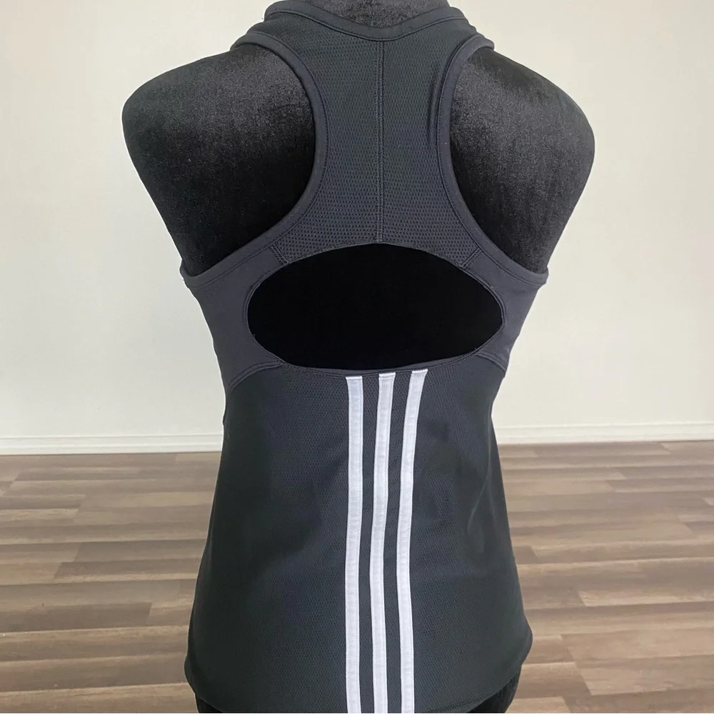 Adidas black Fitted Tank Top - Picture 5 of 11